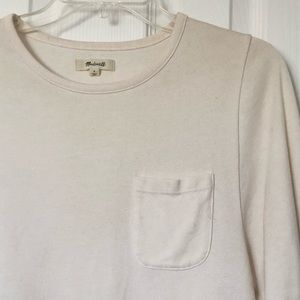 Madewell cropped pocket long-sleeve